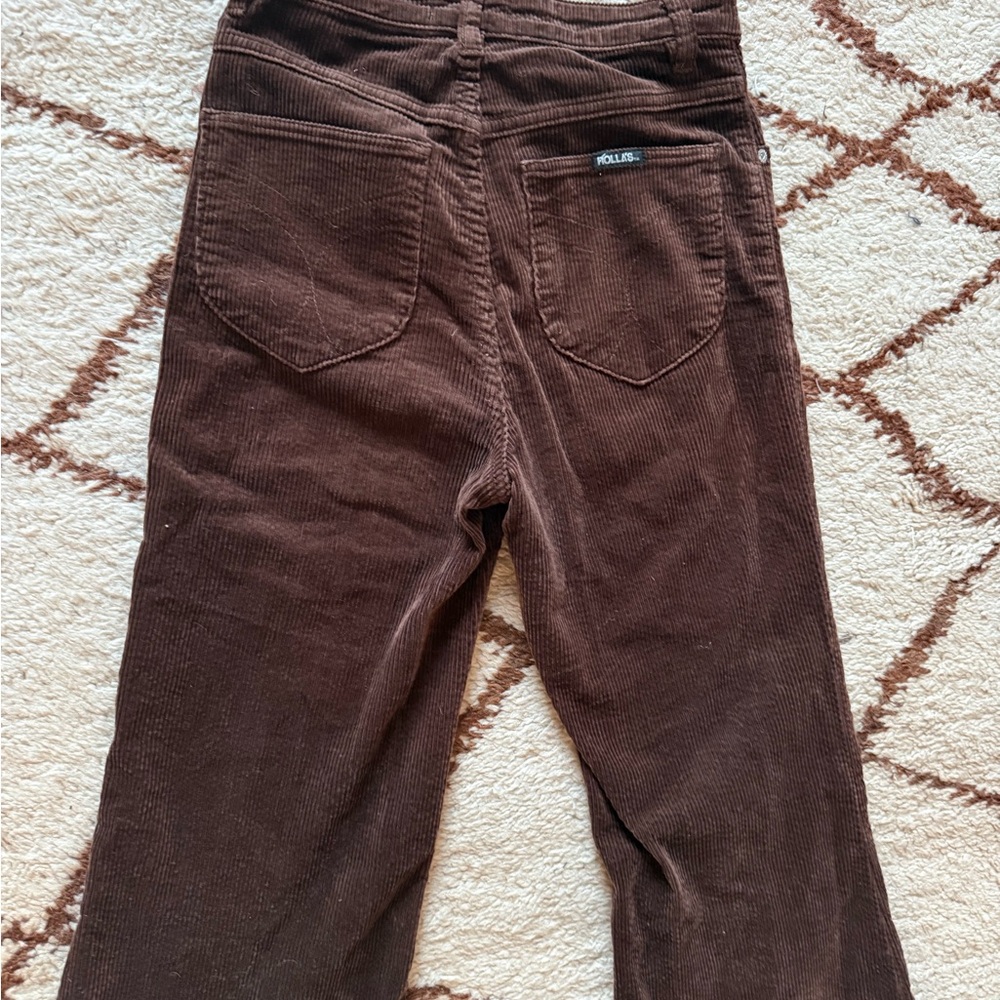 ROLLA’S High Rise Eastcoast Corduroy Stretch Flare Jeans - Picture 11 of 12
